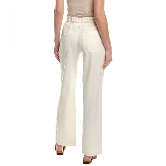 A.L.C paperbag Thomas Pant white/ivory canvas 8 NWT - Picture 2 of 9